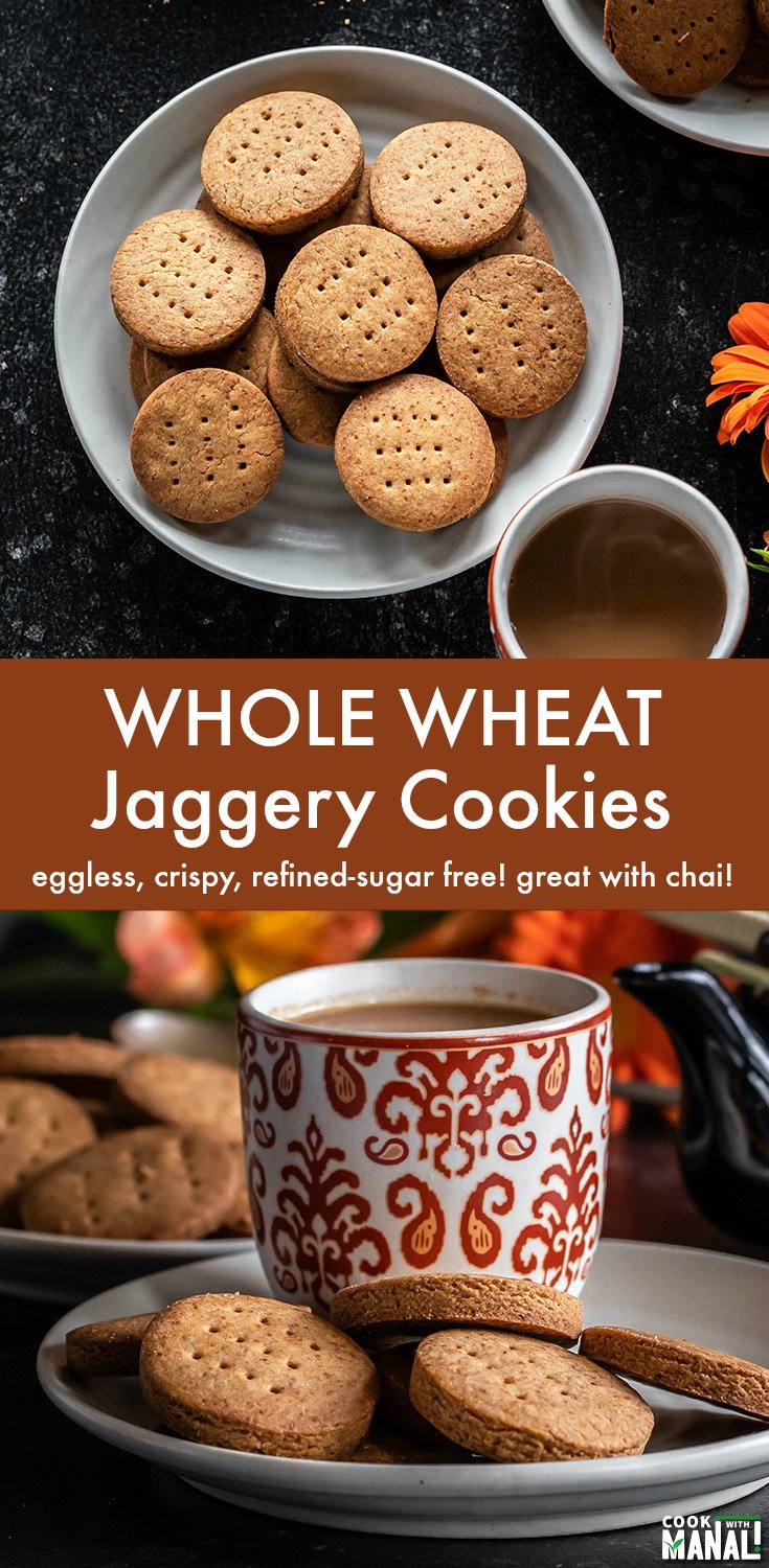 Whole Wheat Jaggery Cookies Cook With Manali