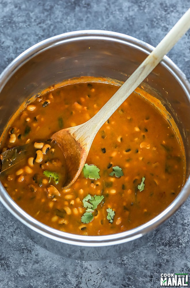 black eyed pea curry in instant pot