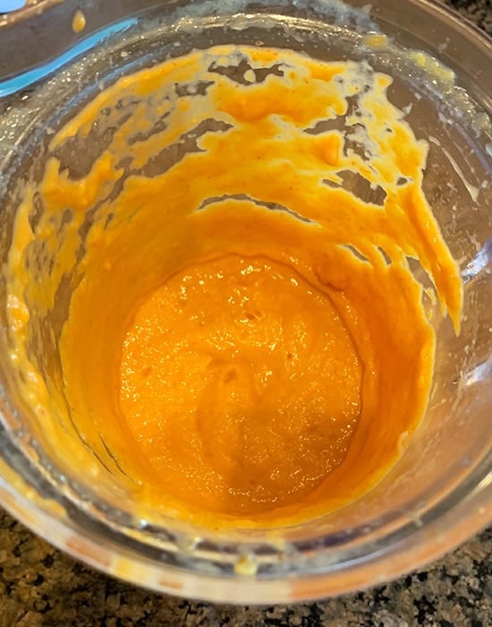 blended tomato chutney in a jar