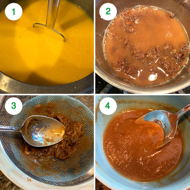 step by step collage to make sambar at home