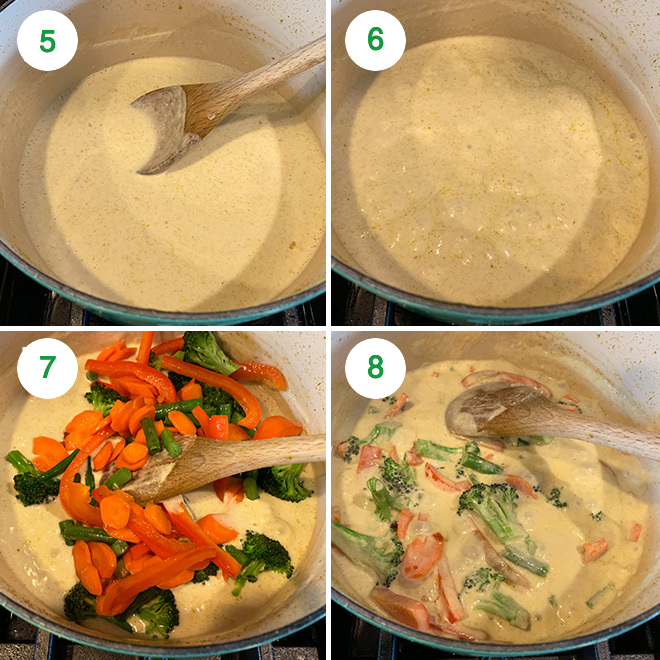vegan thai green curry recipe step by step pictures