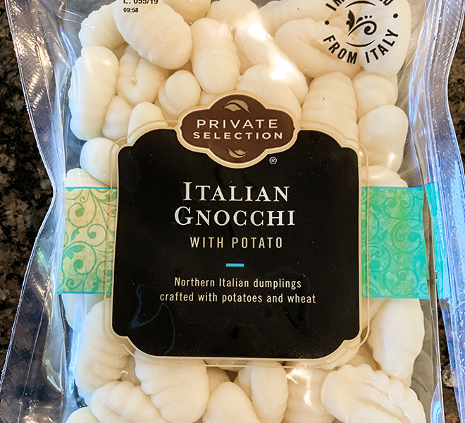 photo of shelf stable potato gnocchi