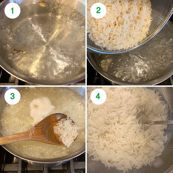 step by step process of making vegetable biryani at home