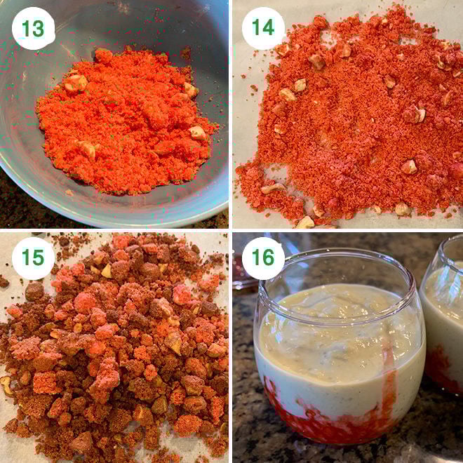 step by step picture collage of making paan kheer