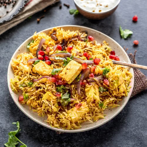 Paneer Bucket Biryani