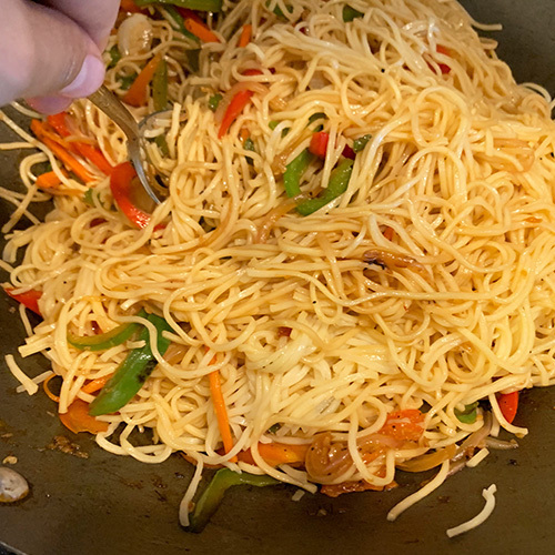 Schezwan Noodles - Cook With Manali