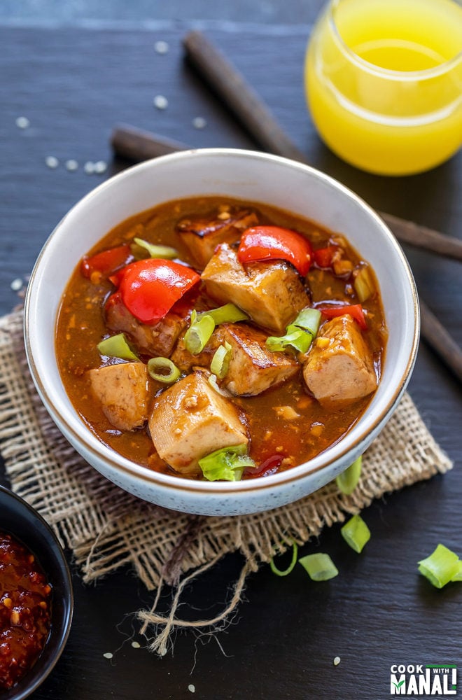 Instant Pot Hawaiian Tofu (Tofu in Pineapple Sauce) Cook With Manali