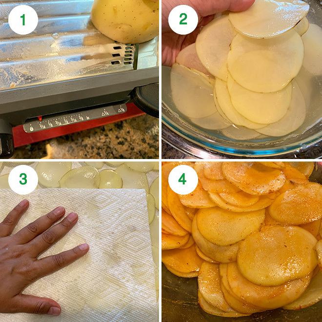 step by step picture collage of making aloo chaat pizza