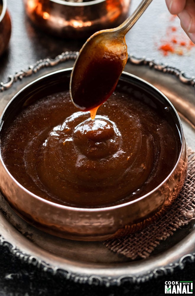 Sweet Tamarind Chutney (Imli Chutney) Cook With Manali