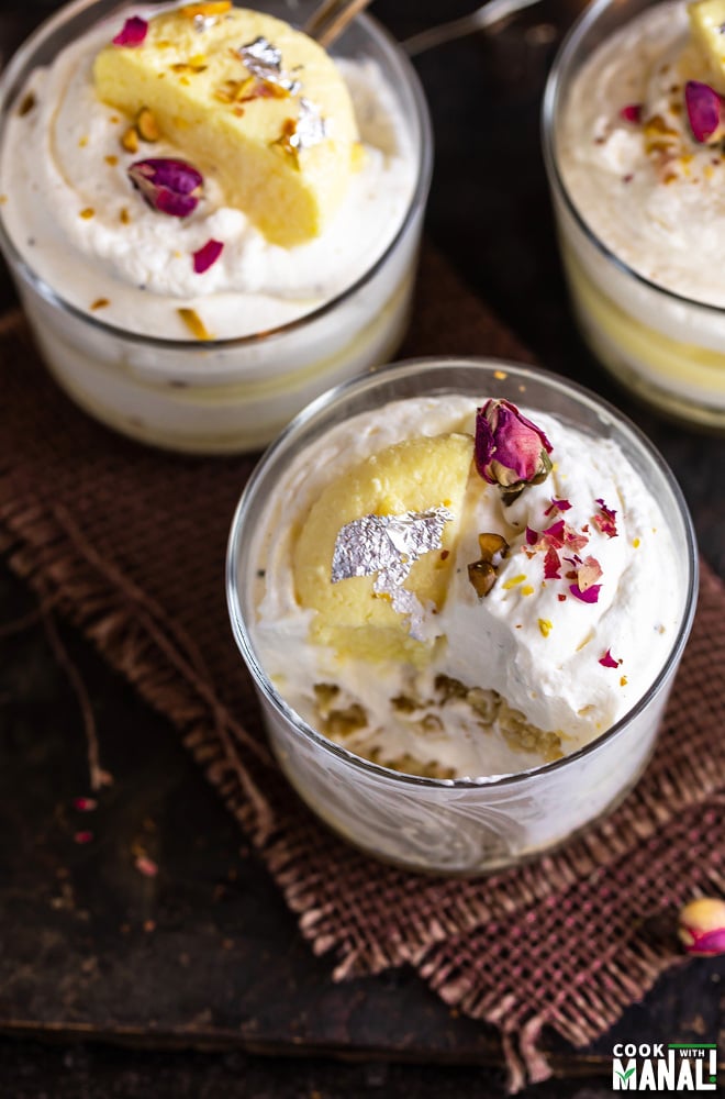 Motichoor laddu parfait jars - In-Fused Living: The fusion veggie food blog