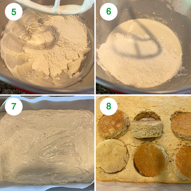 step by step picture collage of making rasmalai cake jars