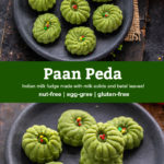 pinterest graphic for paan peda