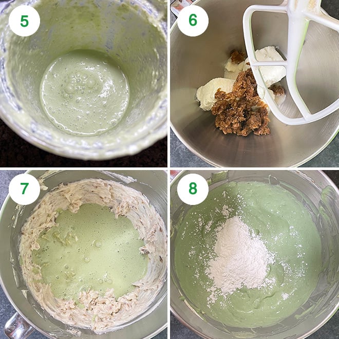 step by step picture collage of making paan cheesecake