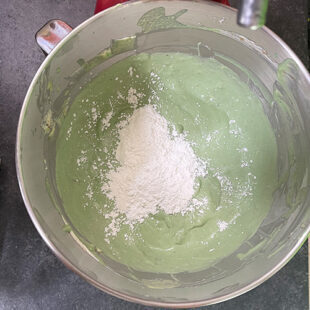 cornstarch added to a batter