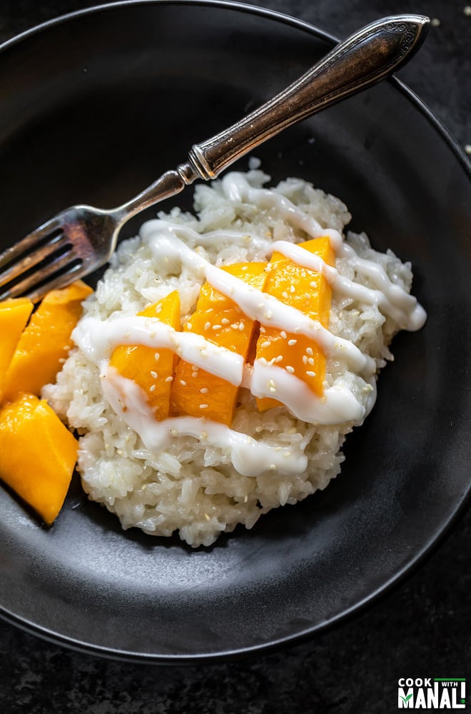 Mango Sticky Rice (Instant Pot & Stovetop) Cook With Manali