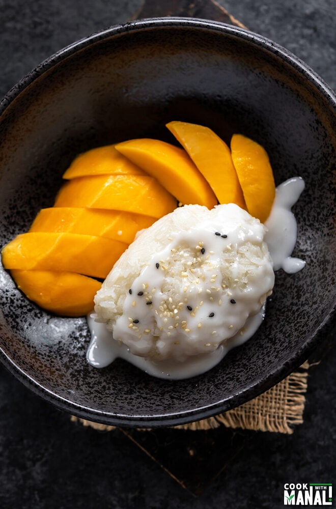 Mango Sticky Rice (Instant Pot & Stovetop) Cook With Manali