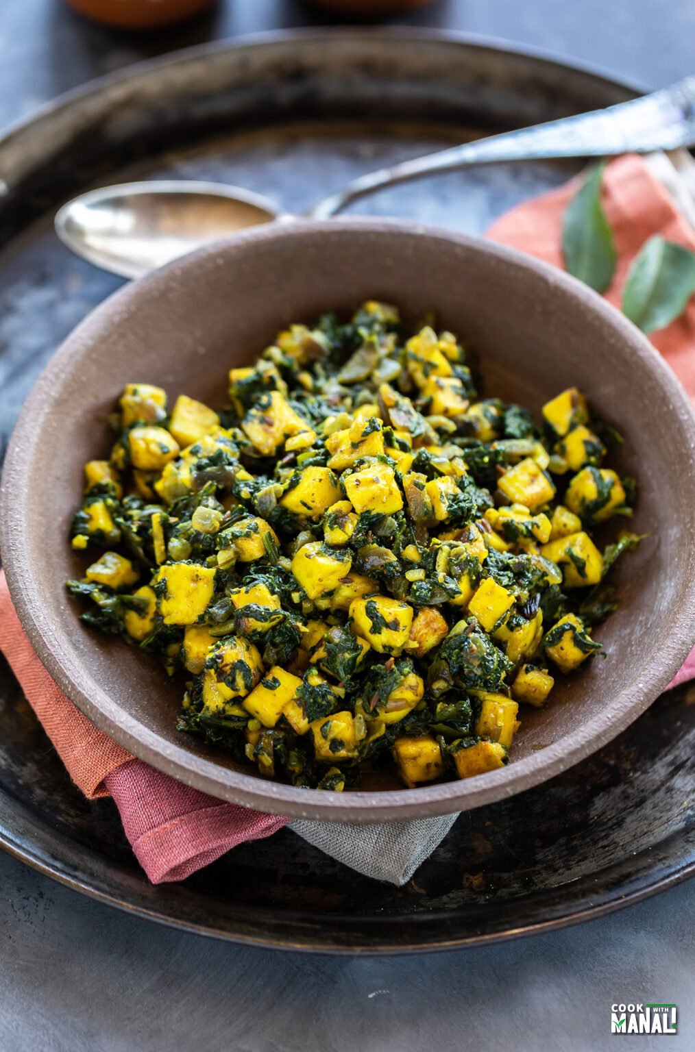 Palak Paneer Stir Fry Cook With Manali