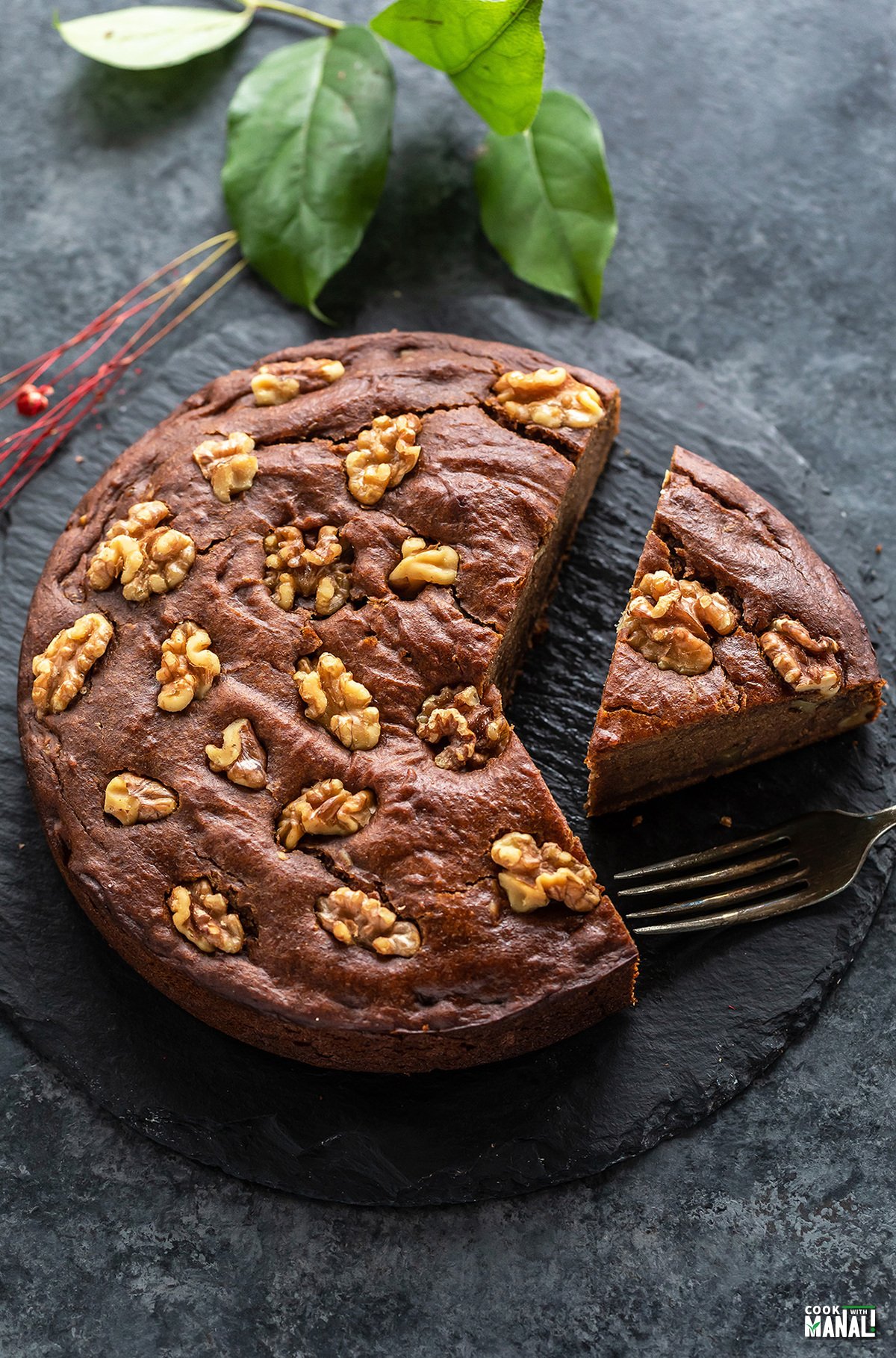 Vegan Almond Butter Cake with Chocolate Frosting - The Vegan 8