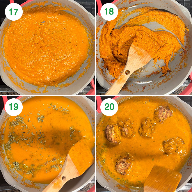 step by step picture collage of making lauki kofta
