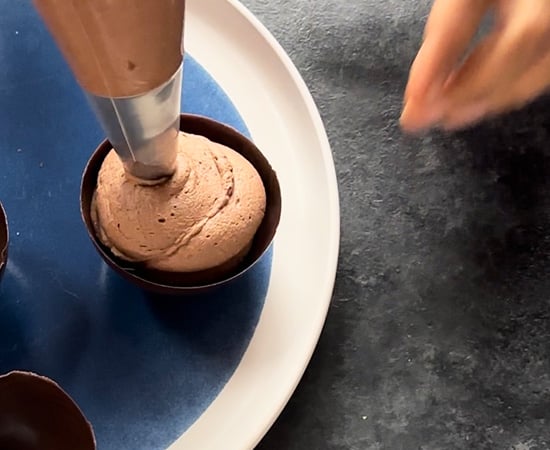 Easy Chocolate Mousse  No Egg   - 62