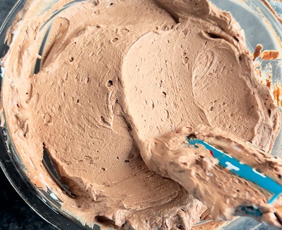 Easy Chocolate Mousse  No Egg   - 54
