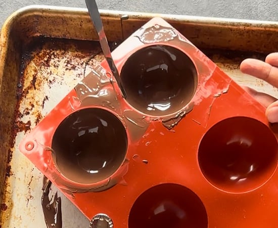 Easy Chocolate Mousse  No Egg   - 11